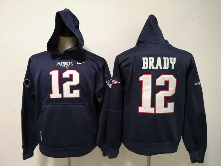 Nike Patriots 12 Tom Brady Navy All Stitched Hooded Sweatshirt,We sell and wholesale Nike Patriots 12 Tom Brady Navy All Stitched Hooded Sweatshirt on line form chian!